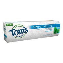 TOM'S OF MAINE: Clean Mint Simply White Toothpaste 4.7 oz 4.7 OZ